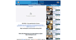 Desktop Screenshot of centreparis.com